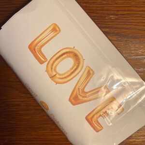 LOVE Balloon Set Rose Gold